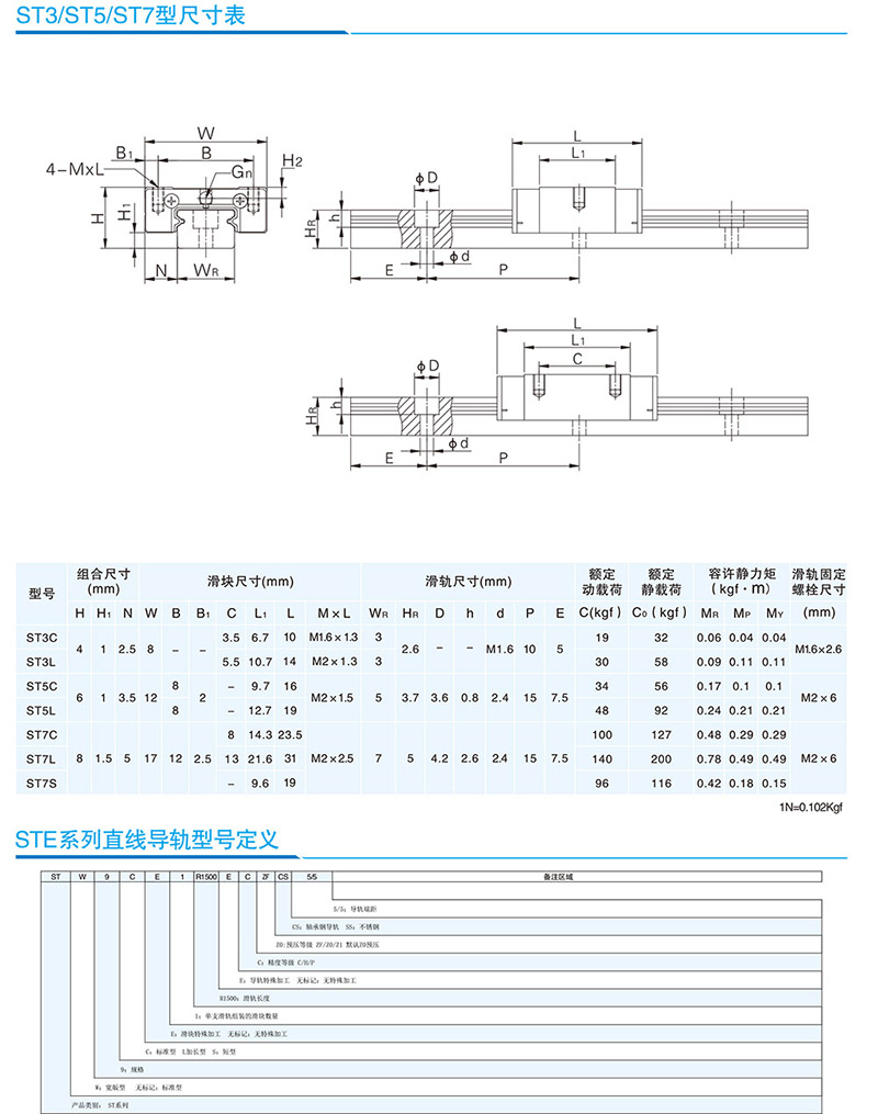 思特亿-直线导轨